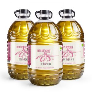 Aceite oliva virgen extra ecológico «Recuerdos de Antaño» 5L. – caja 3 ud.