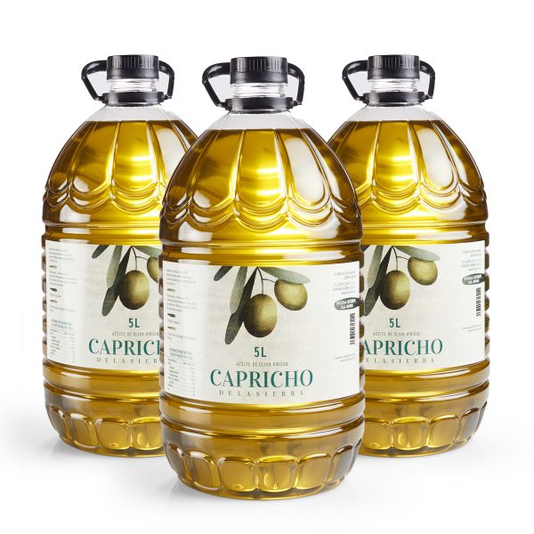 Aceite oliva virgen «Capricho De La Sierra» - 5 L. - caja 3 ud.