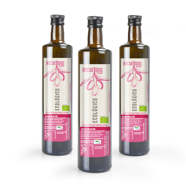 Aceite oliva virgen extra ecológico - 750 ml - caja 12 ud.